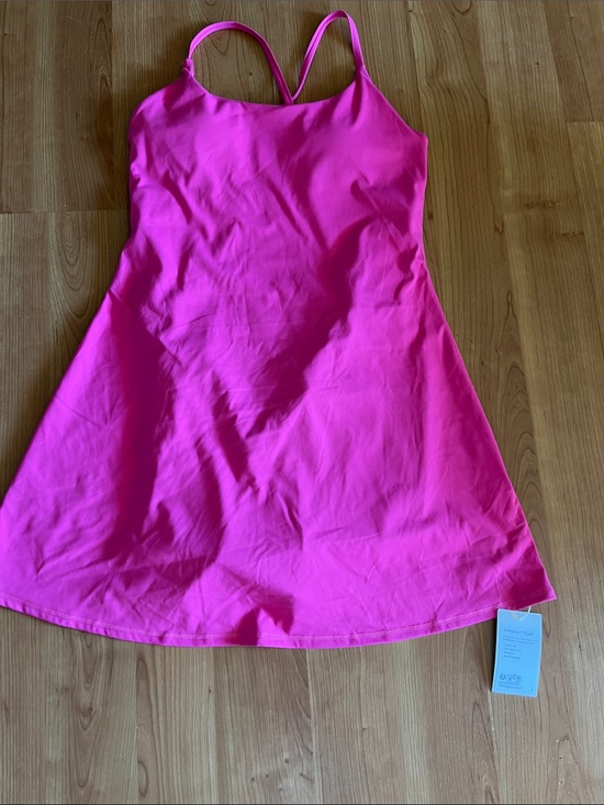 HALARA Dresses & Skirts - HALARA Bright Pink Double-Strap A-Line Dress